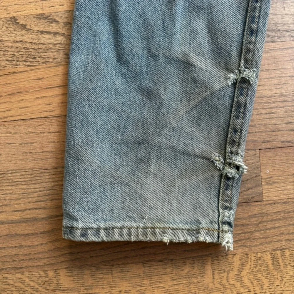 Lee Jeans Vintage High Waist Denim‎ Distressed Light Wash Kids (Size 12)
